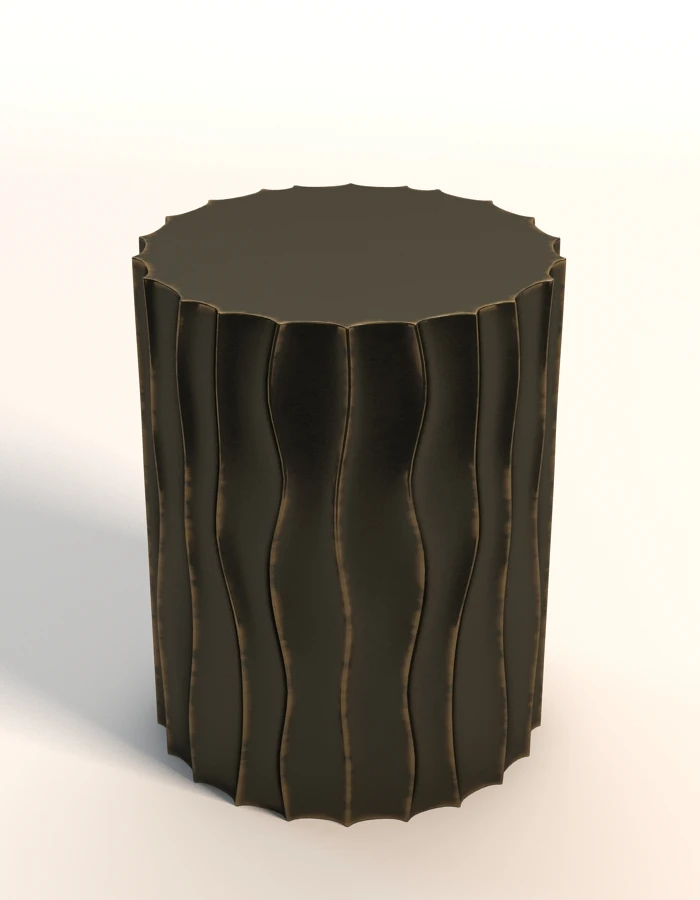 Crate And Barrel Acadia Accent Table 3D Model_01
